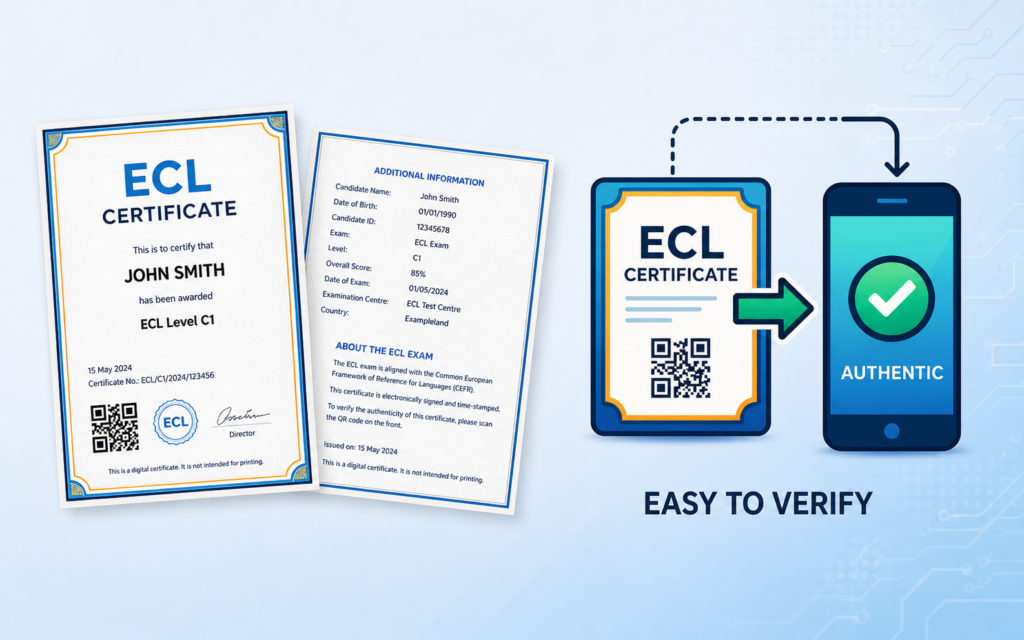 Einführung des digitalen ECL-Prüfungszertifikats